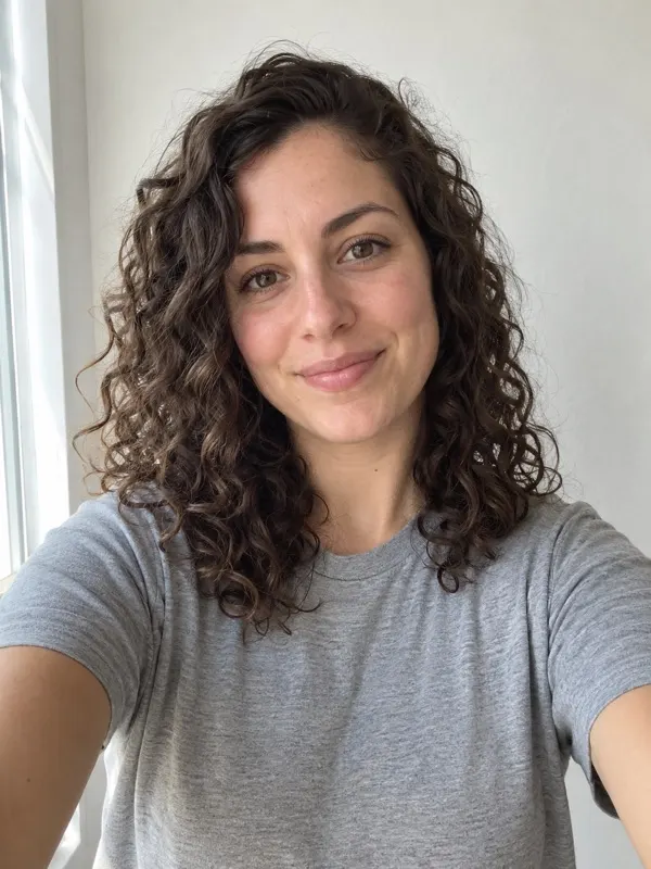 Good light, shoulders in frame